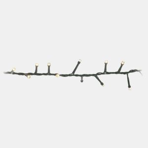 Luzes de Natal Well Home com 700 LEDs brancos quentes - 14 metros