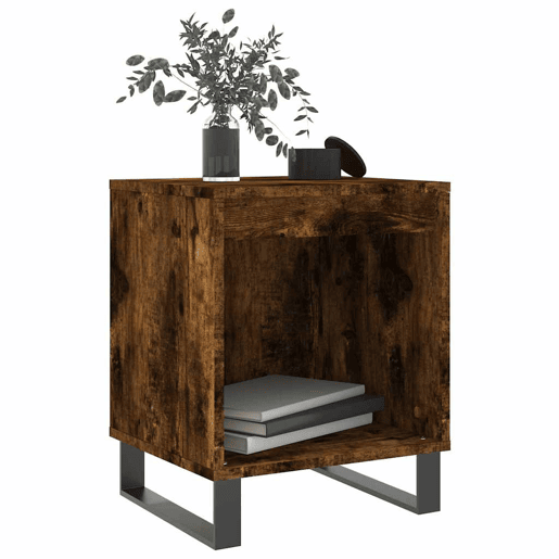 Mesa De Cabeceira - Mesinha De Cabeceira 40x35x50 cm derivados madeira carvalho fumado