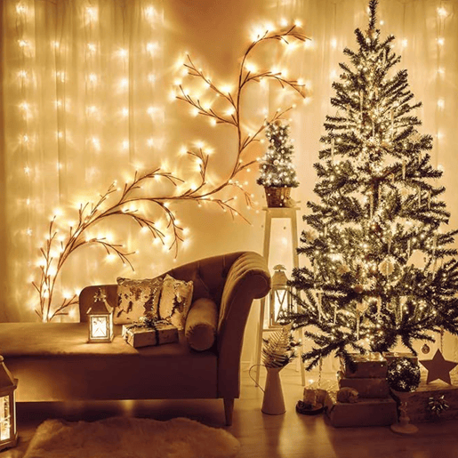 Cordão de Luzes LED Well Home 1500, Branco Extra Quente - 30 Metros