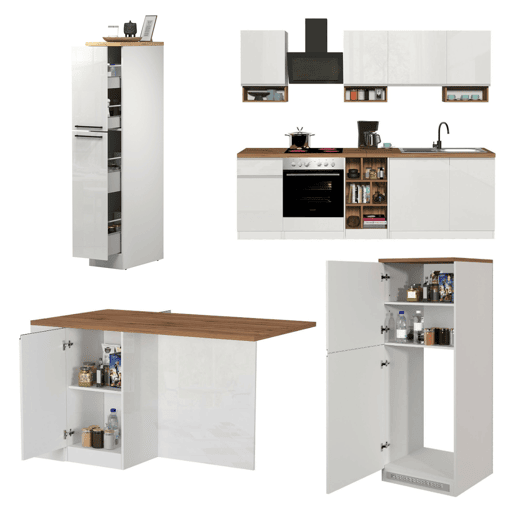 Cozinha Modular em Madeira Nobilitada
