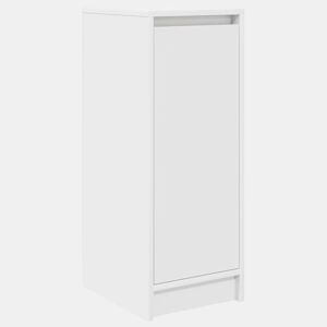 vidaXL Sapateira 29,5x34x76 cm derivados de madeira branco