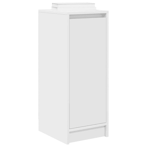 vidaXL Sapateira 29,5x34x76 cm derivados de madeira branco