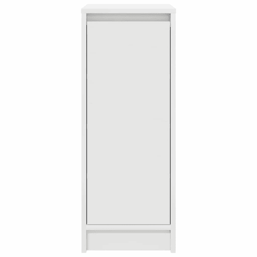 vidaXL Sapateira 29,5x34x76 cm derivados de madeira branco