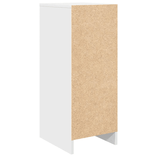 vidaXL Sapateira 29,5x34x76 cm derivados de madeira branco