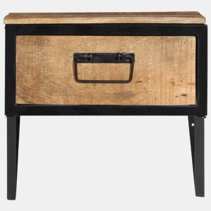 Mesa De Cabeceira - Mesinha De Cabeceira 40x35x40 cm madeira de mangueira maciça