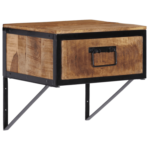 Mesa De Cabeceira - Mesinha De Cabeceira 40x35x40 cm madeira de mangueira maciça