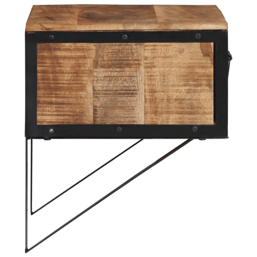 Mesa De Cabeceira - Mesinha De Cabeceira 40x35x40 cm madeira de mangueira maciça
