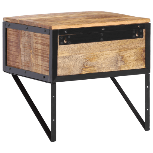 Mesa De Cabeceira - Mesinha De Cabeceira 40x35x40 cm madeira de mangueira maciça