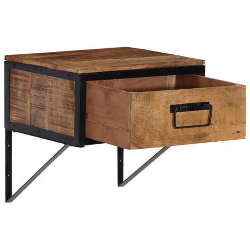Mesa De Cabeceira - Mesinha De Cabeceira 40x35x40 cm madeira de mangueira maciça