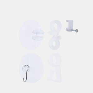 Kit de montagem de luzes de Natal Well Home com 202 peças - para decoração externa na cor branca