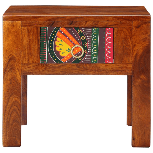 Mesa De Cabeceira - Mesinha De Cabeceira 40x40x36 cm madeira de acácia maciça Mesa De Cabeceira - Mesinha De Cabeceira 40x40x36 cm madeira de acácia maciça