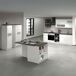 Cocina con 31 Estantes de Madera Nobilitada 255 Cocina con 31 Estantes de Madera Nobilitada 255 Blanco