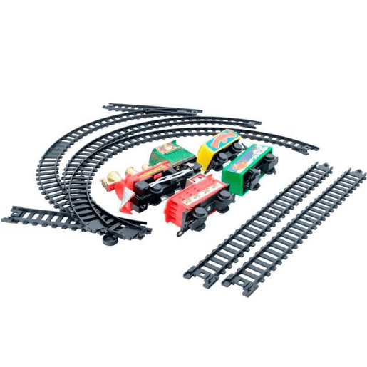Conjunto de trem de Natal de 9 peças Well Home para decoração