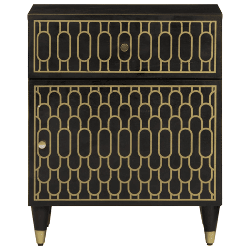 Mesa De Cabeceira - Mesinha De Cabeceira 50x33x60 cm madeira de mangueira maciça