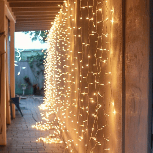 Luzes de corda LED Well Home 480 branco quente com controle remoto, 13 funções e temporizador