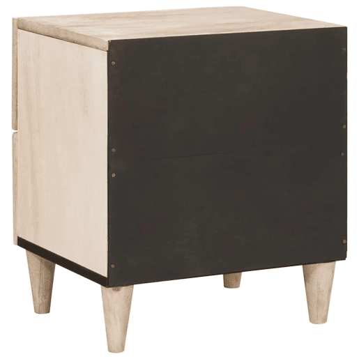 Mesa De Cabeceira - Mesinha De Cabeceira com gaveta Bege 40 x 33 x 46 cm