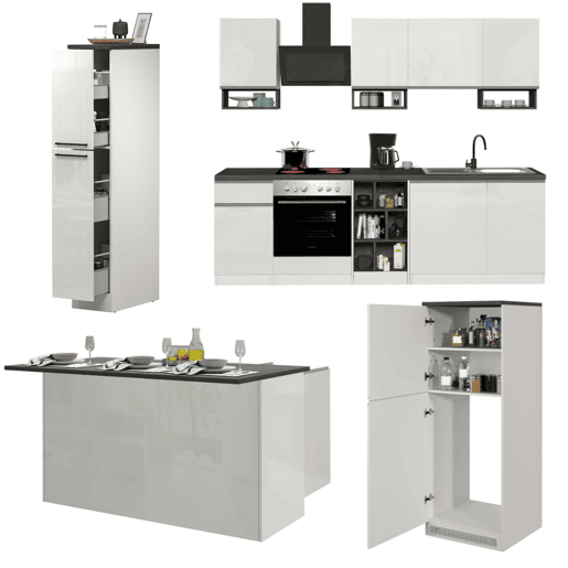 Cozinha Modular em Madeira Nobilitada