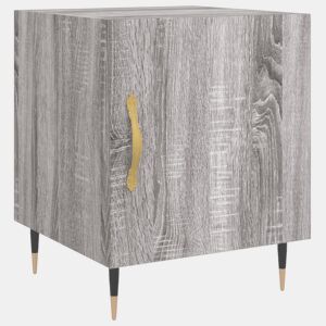 Mesa De Cabeceira - Mesinha De Cabeceira 40x40x50 cm derivados de madeira cinzento sonoma