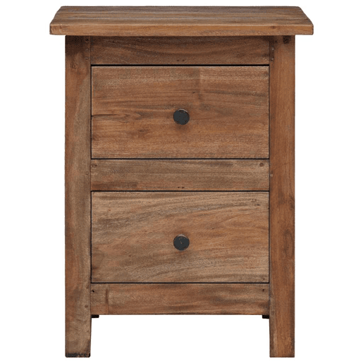 Mesa De Cabeceira - Mesinha De Cabeceira em madeira de mogno maciça 40x30x51 cm