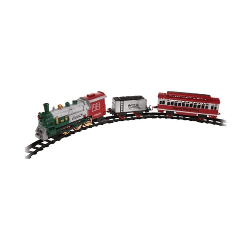 Comboio Elétrico Clássico Lifetime Comboio Natal Som Luzes (23 Peças)