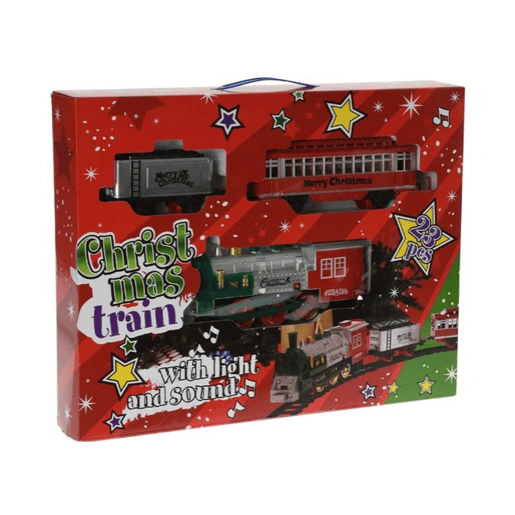 Comboio Elétrico Clássico Lifetime Comboio Natal Som Luzes (23 Peças)