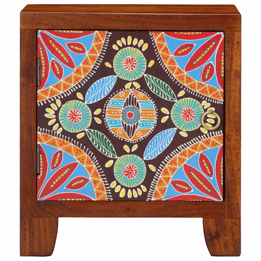 Mesa De Cabeceira - Mesinha De Cabeceira 40x30x45 cm madeira de acácia maciça