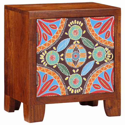 Mesa De Cabeceira - Mesinha De Cabeceira 40x30x45 cm madeira de acácia maciça