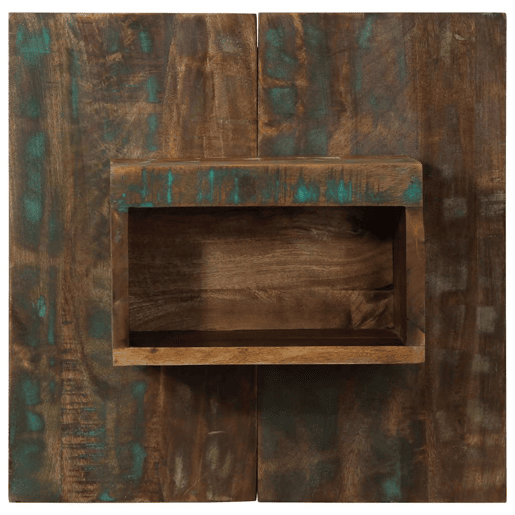 Mesa De Cabeceira - Mesinha De Cabeceira multicor 50x27x50cm madeira maciça recuperada Mesa De Cabeceira - Mesinha De Cabeceira multicor 50x27x50cm madeira maciça recuperada