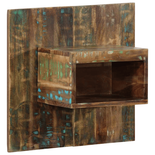 Mesa De Cabeceira - Mesinha De Cabeceira multicor 50x27x50cm madeira maciça recuperada Mesa De Cabeceira - Mesinha De Cabeceira multicor 50x27x50cm madeira maciça recuperada
