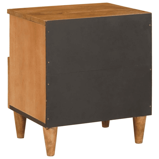 Mesa De Cabeceira - Mesinha De Cabeceira com gaveta Castanho-claro 40 x 33 x 46 cm
