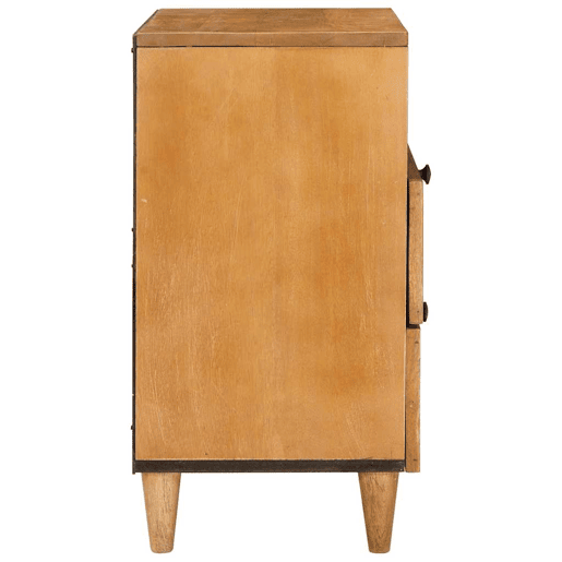 Mesa De Cabeceira - Mesinha De Cabeceira com gaveta Castanho-claro 50 x 33 x 60 cm