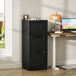 Cajonera de Oficina MDF HOMCOM, oficina - muebles de oficina Cajonera de Oficina MDF HOMCOM, oficina - muebles de oficina Negro