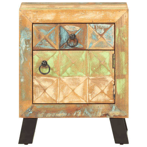 Mesa De Cabeceira - Mesinha De Cabeceira 40x30x50 cm madeira recuperada maciça Mesa De Cabeceira - Mesinha De Cabeceira 40x30x50 cm madeira recuperada maciça