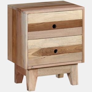 Mesa De Cabeceira - Mesinha De Cabeceira em madeira reciclada maciça
