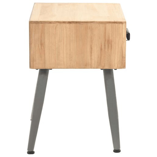 Mesa De Cabeceira - Mesinha De Cabeceira madeira de abeto maciça 43x38x50 cm