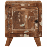 Mesa De Cabeceira - Mesinha De Cabeceira 40x32x46 cm madeira recuperada maciça