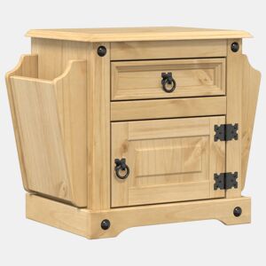 Mesa De Cabeceira - Mesinha De Cabeceira Corona 45x35x47,5 cm madeira de pinho maciça
