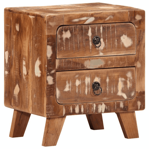 Mesa De Cabeceira - Mesinha De Cabeceira 40x32x46 cm madeira recuperada maciça Mesa De Cabeceira - Mesinha De Cabeceira 40x32x46 cm madeira recuperada maciça