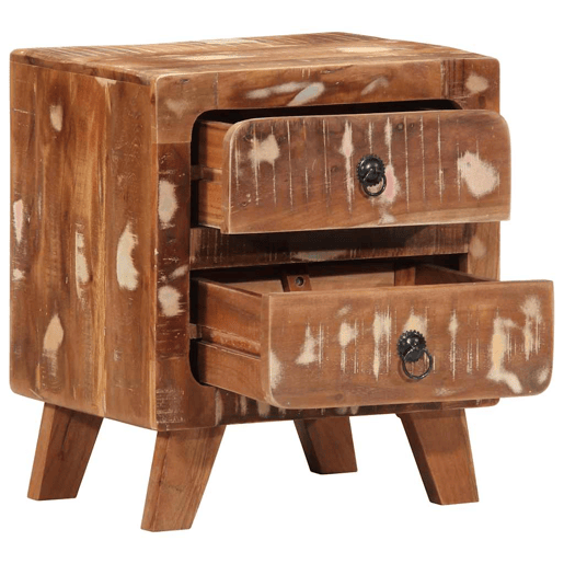 Mesa De Cabeceira - Mesinha De Cabeceira 40x32x46 cm madeira recuperada maciça Mesa De Cabeceira - Mesinha De Cabeceira 40x32x46 cm madeira recuperada maciça