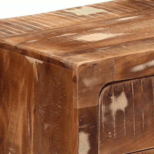 Mesa De Cabeceira - Mesinha De Cabeceira 40x32x46 cm madeira recuperada maciça Mesa De Cabeceira - Mesinha De Cabeceira 40x32x46 cm madeira recuperada maciça