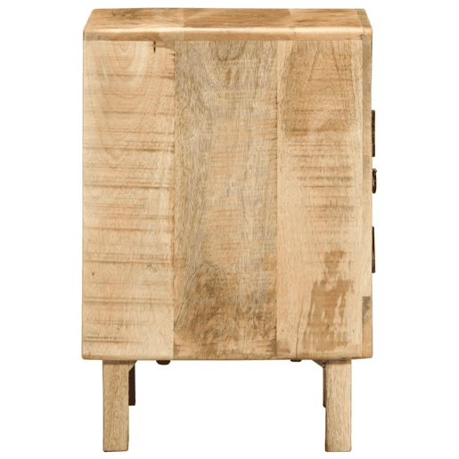 Mesa De Cabeceira - Mesinha De Cabeceira 40x32x46cm madeira de mangueira áspera maciça Mesa De Cabeceira - Mesinha De Cabeceira 40x32x46cm madeira de mangueira áspera maciça