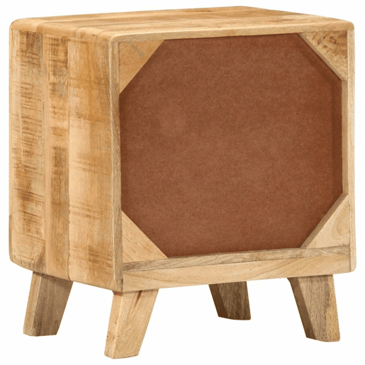 Mesa De Cabeceira - Mesinha De Cabeceira 40x32x46cm madeira de mangueira áspera maciça Mesa De Cabeceira - Mesinha De Cabeceira 40x32x46cm madeira de mangueira áspera maciça