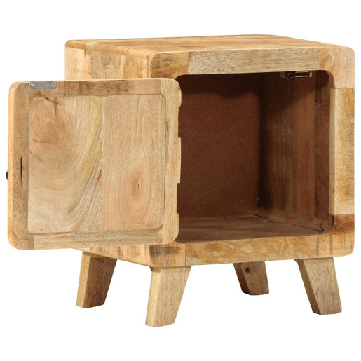 Mesa De Cabeceira - Mesinha De Cabeceira 40x32x46cm madeira de mangueira áspera maciça Mesa De Cabeceira - Mesinha De Cabeceira 40x32x46cm madeira de mangueira áspera maciça