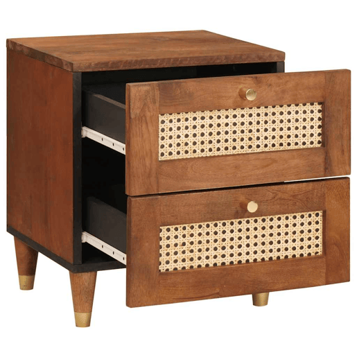 Lote de 2 Mesa De Cabeceira Mesinha De Cabeceira - com gaveta 40 x 33.5 x 46 cm