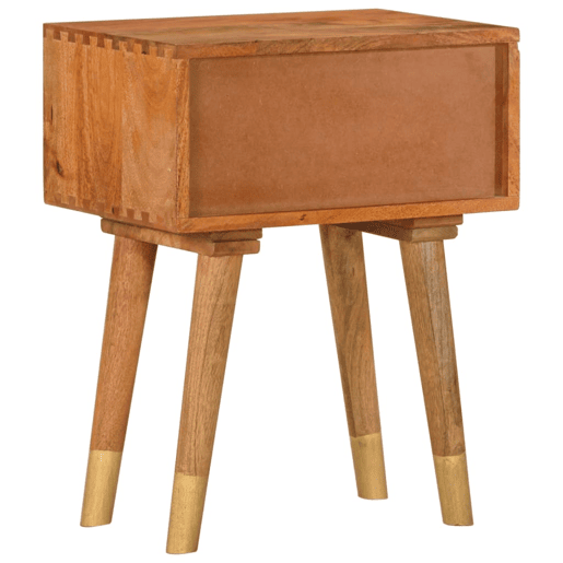 Mesa De Cabeceira - Mesinha De Cabeceira 43x30x58 cm madeira de mangueira maciça