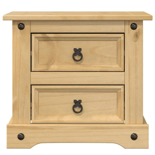 Mesa De Cabeceira - Mesinha De Cabeceira Corona 53x39x50 cm madeira de pinho maciça