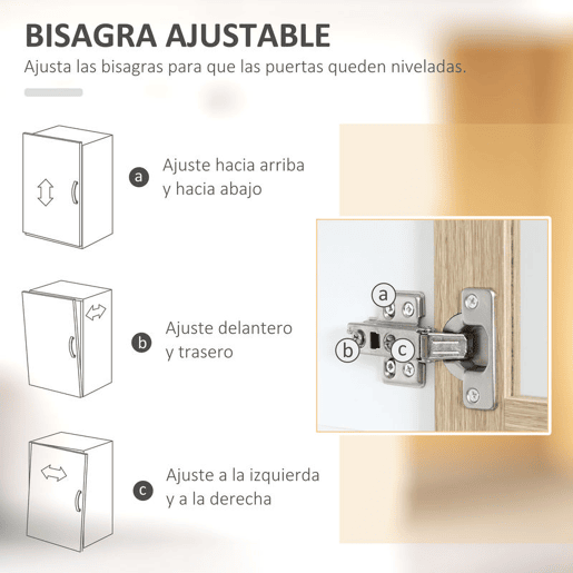 HOMCOM Aparador de Cozinha Alto Móvel Auxiliar de Cozinha com 4 Portas de Vidro Bancada Aberta para Micro-Ondas Gaveta Prateleiras Ajustáveis 80x40x180 cm Branco e Madeira