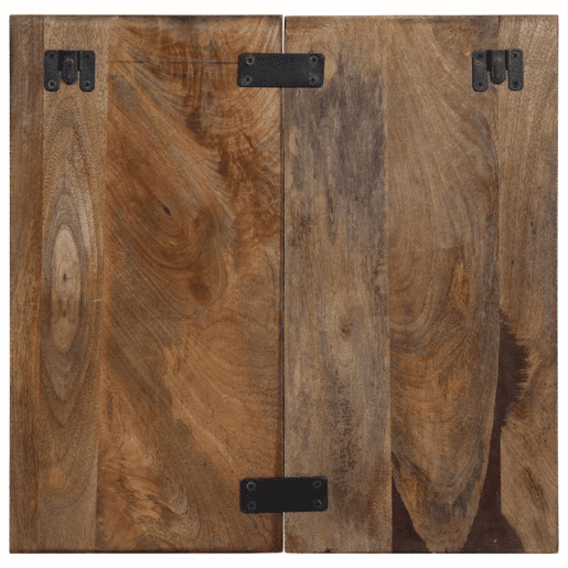 Mesa De Cabeceira - Mesinha De Cabeceira multicor 50x27x50cm madeira maciça recuperada