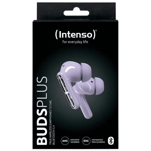 Auriculares com microfone INTENSO Buds Plus Violeta Auriculares com microfone INTENSO Buds Plus Violeta