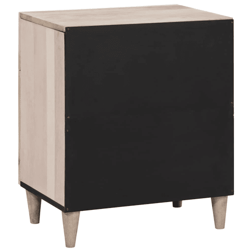 Mesa De Cabeceira - Mesinha De Cabeceira com gaveta com porta Bege 50 x 33 x 60 cm